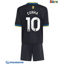 Fotballdrakt Barn Manchester United Matheus Cunha #10 Tredjedraktsett 2025-26 Kortermet (+ Korte bukser)